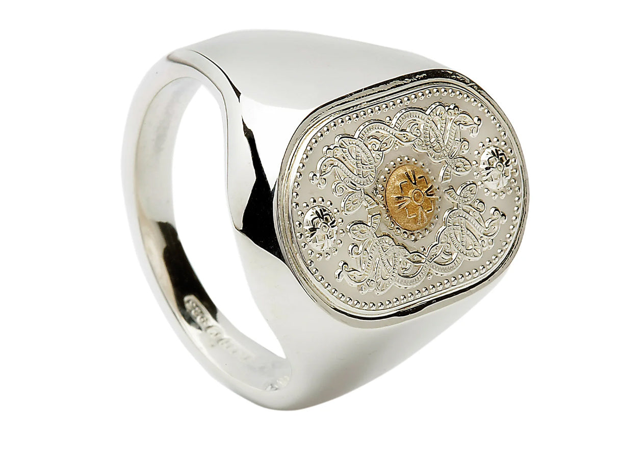 Gents Signet Ring Irish Gold Boss