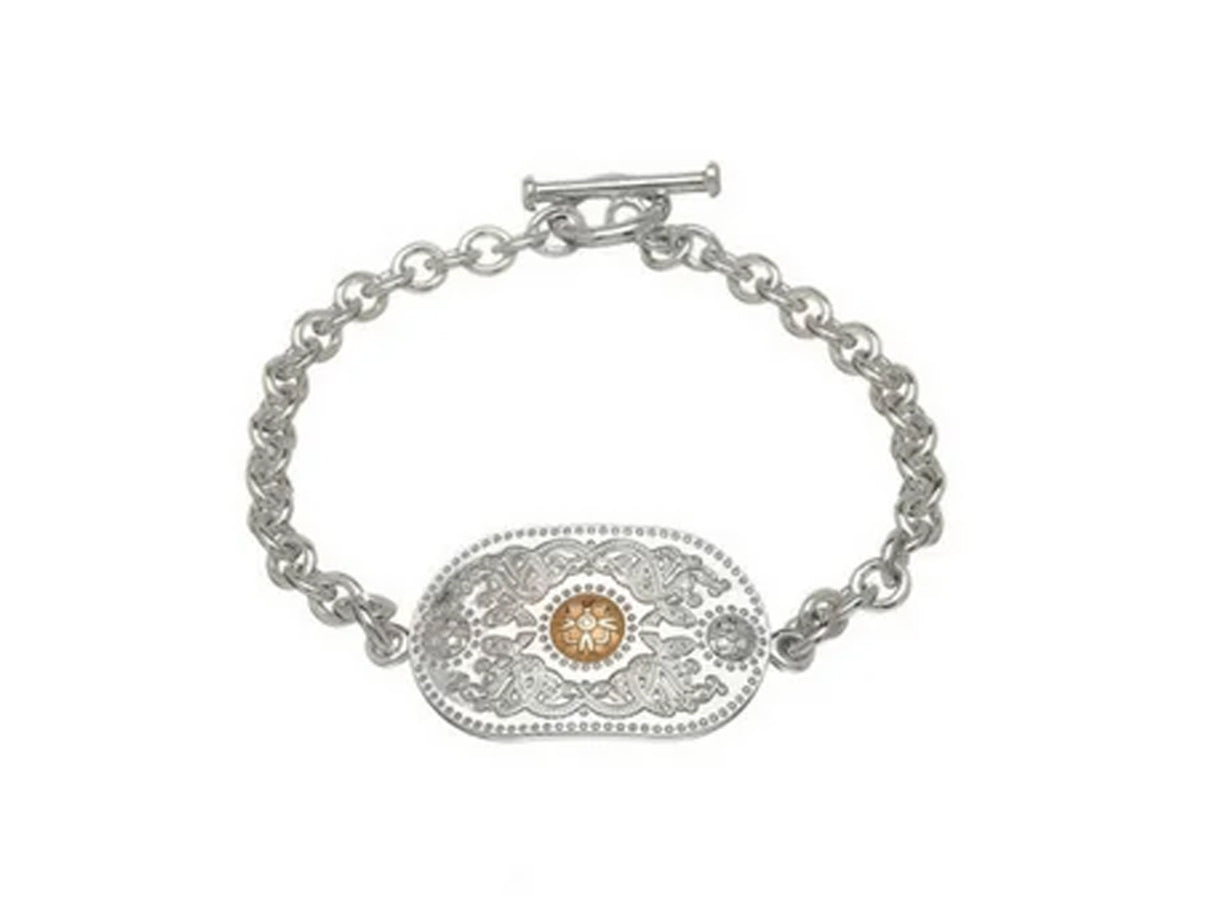 Arda Tiffany Bracelet (30mm Gold Boss)