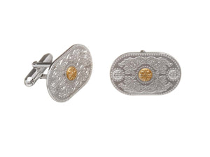 Arda Men’s Cufflinks Gold Boss (25mm)