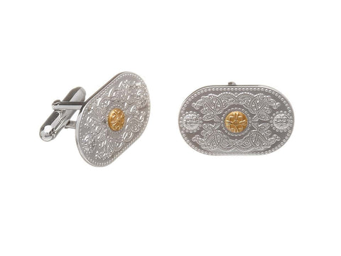 Arda Men’s Cufflinks Gold Boss (25mm)