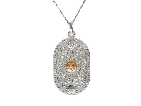 Arda Medium Pendant (25mm Gold Boss)