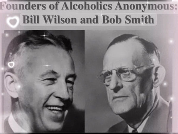 Bill & Bob Alcoholics Anonymous Silver Disc