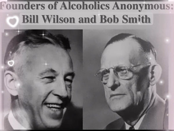 Bill & Bob Alcoholics Anonymous Silver Ring